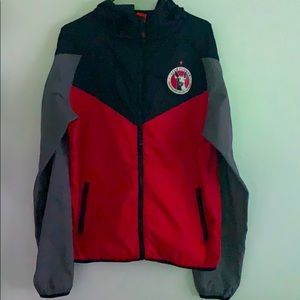 Xolos windbreaker with hood